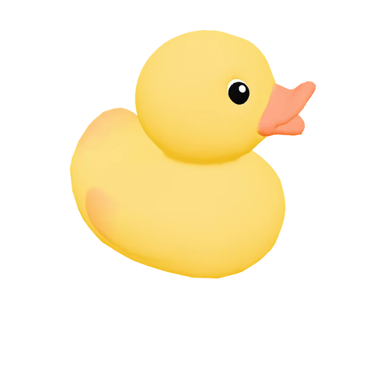 A 3D scan of a rubber duck